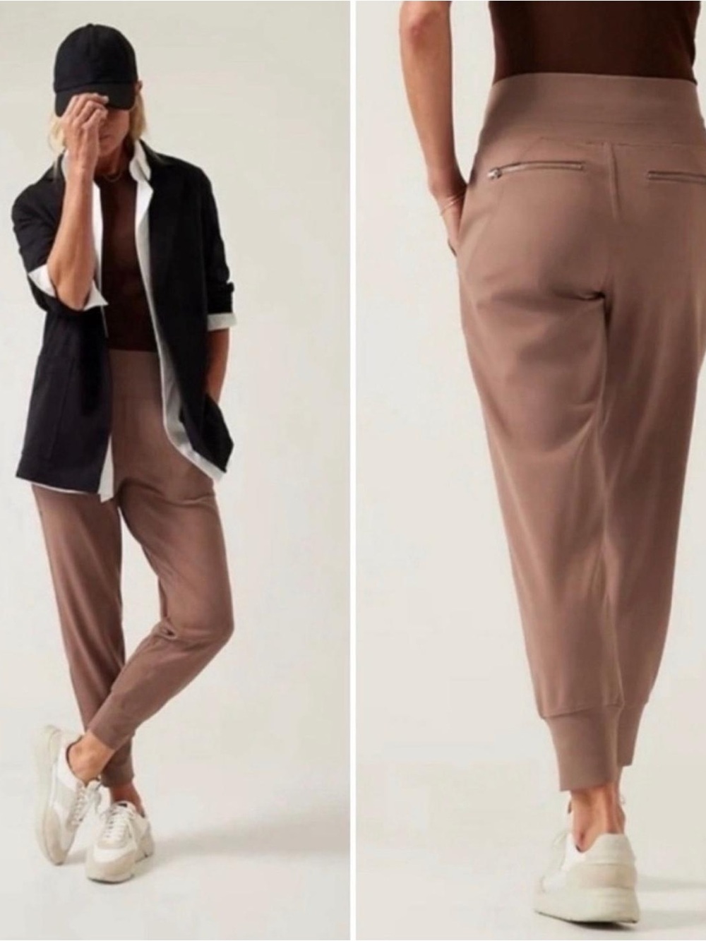 Athleta Venice High Rise Jogger Pant in Rustic Beige Women's Size S